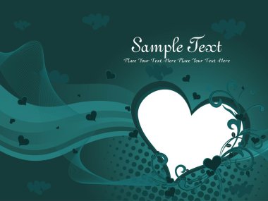 Beautiful decorated frame illustration clipart