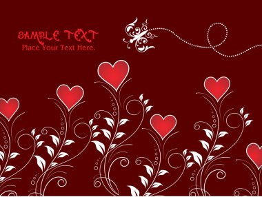 Abstract romantic background clipart