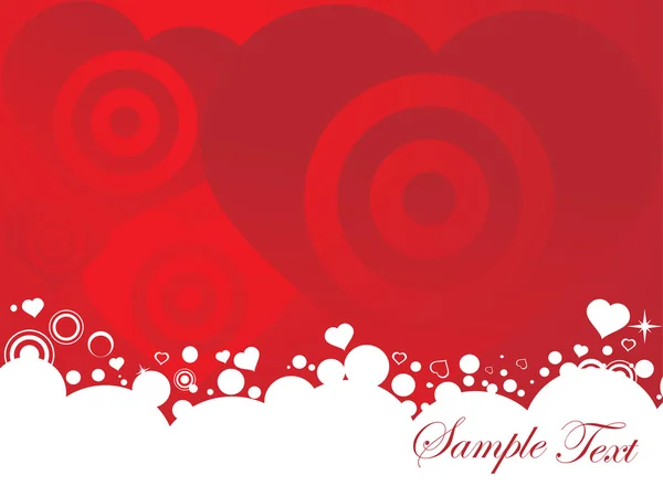 Illustrazione vettoriale del cuore ornamento di San Valentino, design5 — Vettoriale Stock