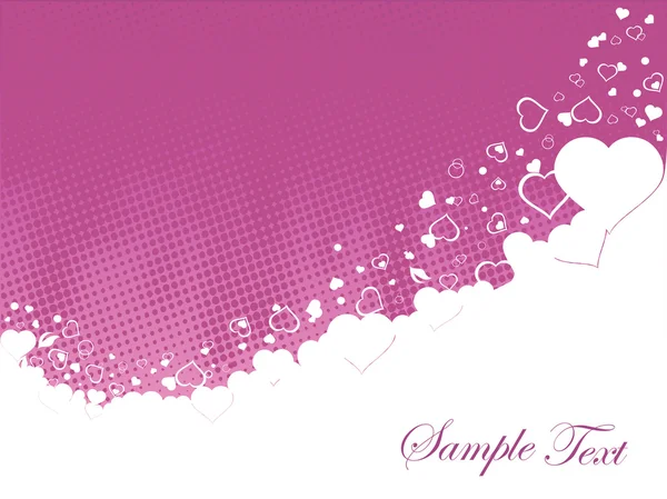 Illustration vectorielle de coeur d'ornement de valentines, design7 — Image vectorielle