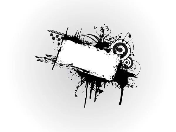 Illustration du cadre grunge — Image vectorielle