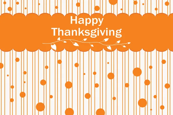 Thankgiving day background with dots, illustration — Stock Vector