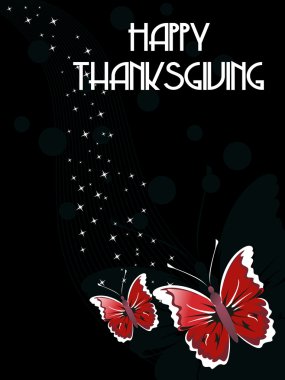 Illustration for happy thankgiving day clipart