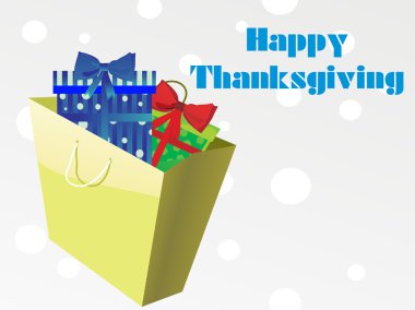 Illustration for happy thankgiving day clipart