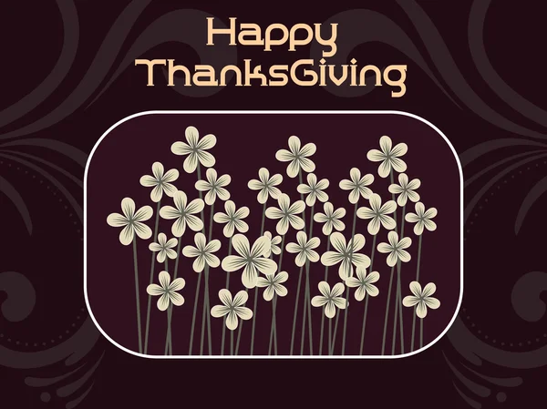 Illustration för glad tacksägelsedag — Stock vektor