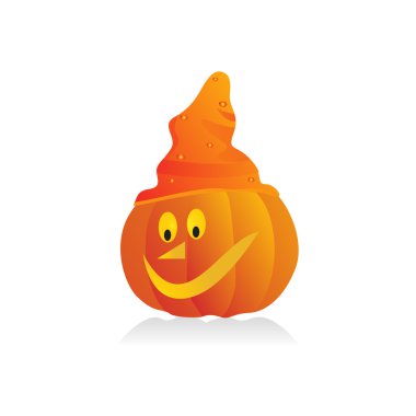 Isolated halloween pumpkin clipart