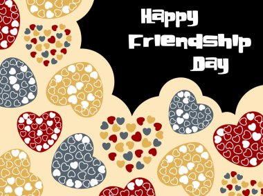 Friendship day background clipart