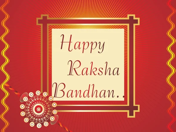 Vecteur heureux rakshabandhan — Image vectorielle