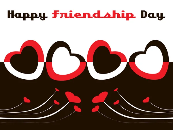 Background for friendship day — Stock Vector