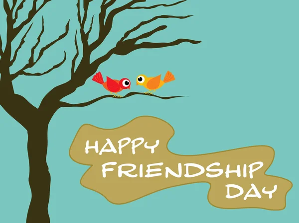 Friendship day wallpaper illustration — Stock Vector