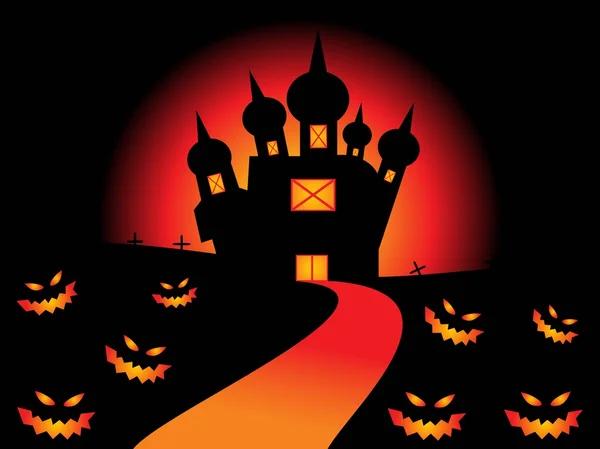 Fond d'écran pour le jour d'Halloween — Image vectorielle