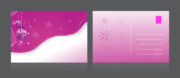 Motif vectoriel demi-teinte joyeux Noël carte postale — Image vectorielle