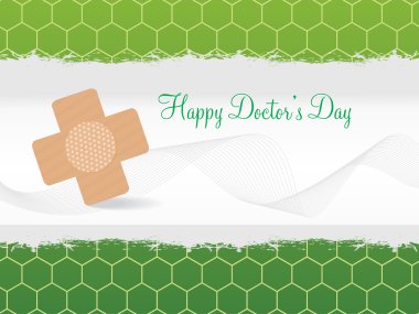 Illustration of happy doctor's day clipart