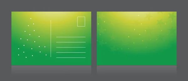 Illustratie van geïsoleerde briefkaart — Stockvector