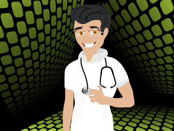 医学背景的插图 — 图库矢量图片