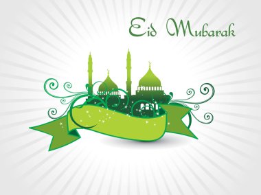 Illustration of eid background clipart