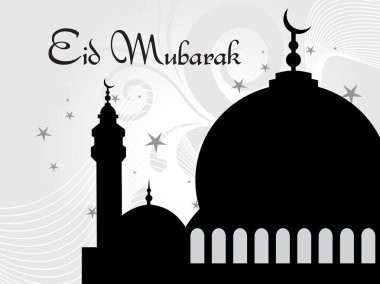 Illustration of eid background clipart