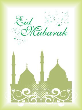 Illustration of eid background clipart