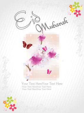 Illustration of eid background clipart