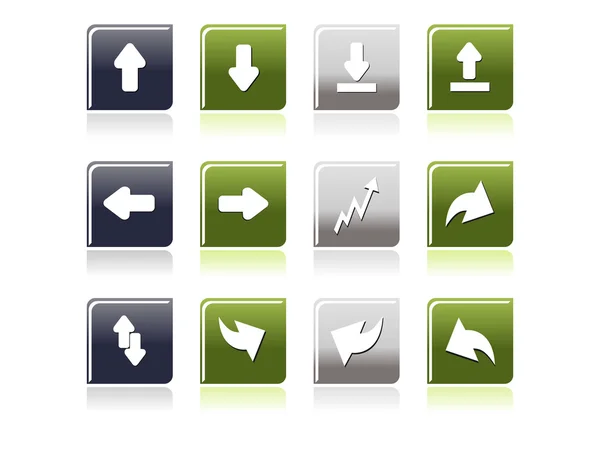 Vector set of business icons — Stock Vector