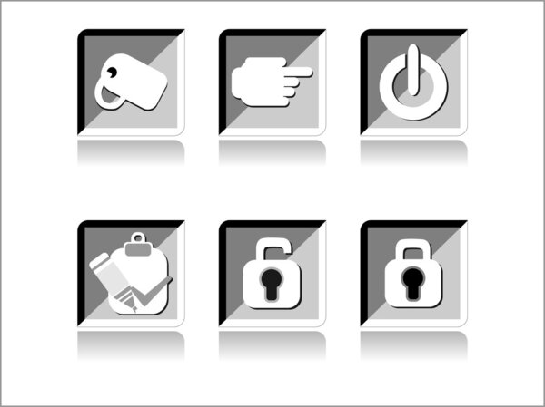 Vector set of business icons
