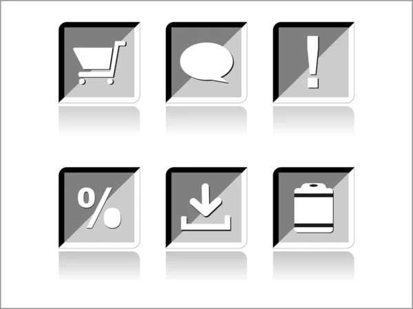 Vector set of business icons — Stock Vector
