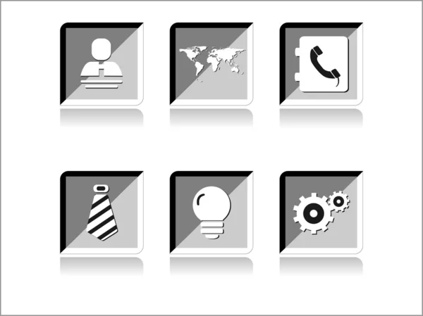 Vector conjunto de iconos de negocio — Archivo Imágenes Vectoriales