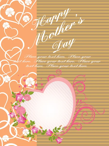 Background for mother day — Stock Vector