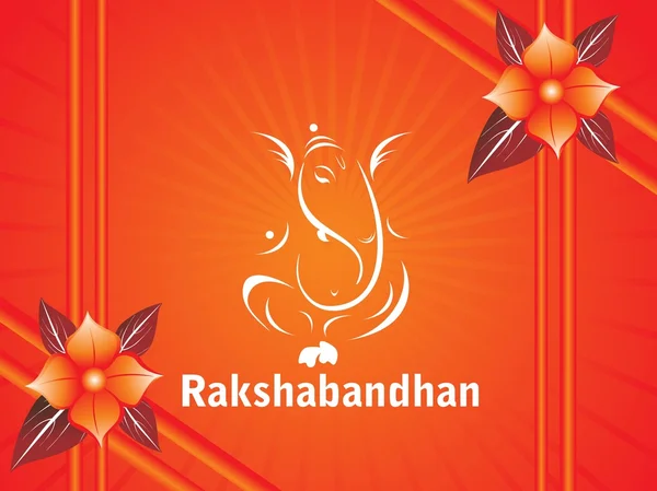 Achtergrond voor rakshabandhan — Stockvector