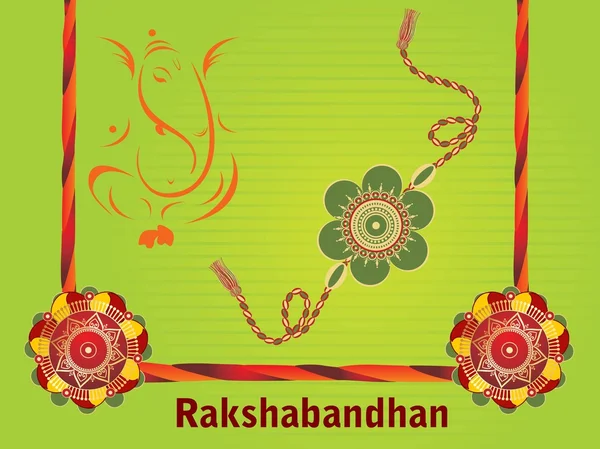 Antecedentes para rakshabandhan — Vector de stock