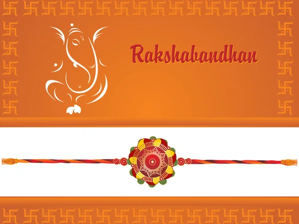 stock vector Background for rakshabandhan