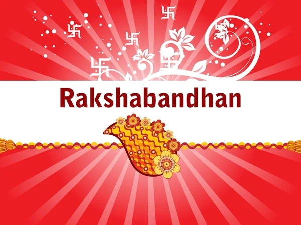 Ilustración de rakshabandhan — Vector de stock