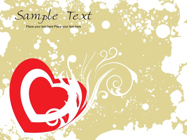 Грязный любовный фон, иллюстрация
