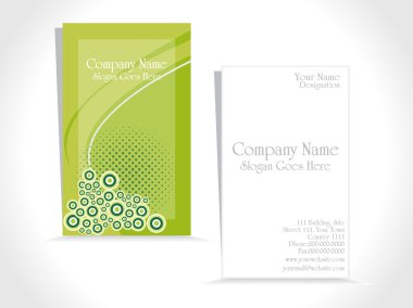 Vector set of business card clipart