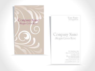 Vector set of business card clipart