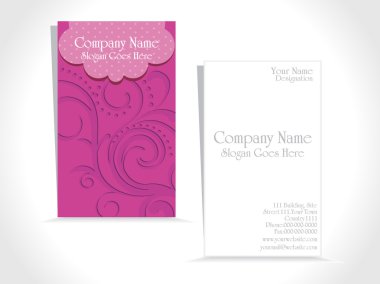 Vector set of business card clipart