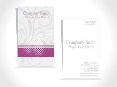 Vector set of business card clipart