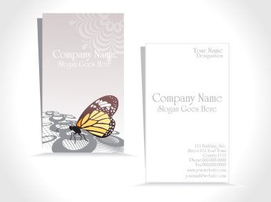 Vector set of business card clipart