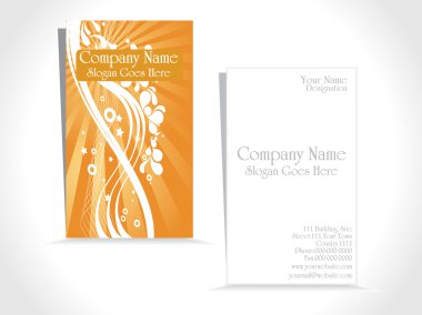 Vector set of business card clipart