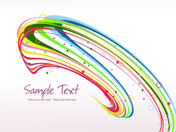 Абстрактный красочный фон
