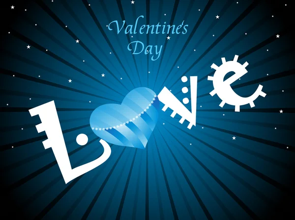 Mooie illustratie voor dag van de Valentijnskaart — Stockvector