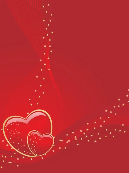 Romantické ilustrace pro Valentýna — Stockový vektor