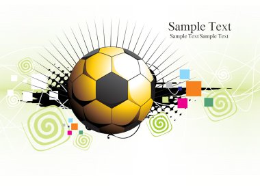 Abstract sports background illustration clipart