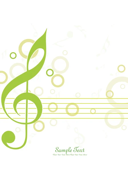 Illustration vectorielle de fond musical — Image vectorielle