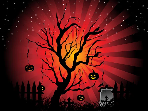 Illustratie voor halloween dag — Stockvector