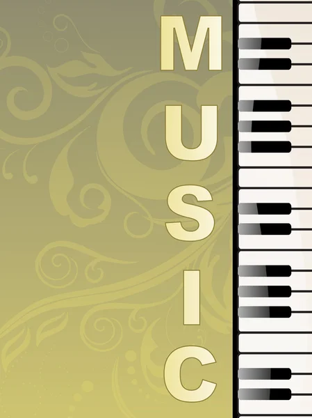 Анотація музичним фоном — стоковий вектор