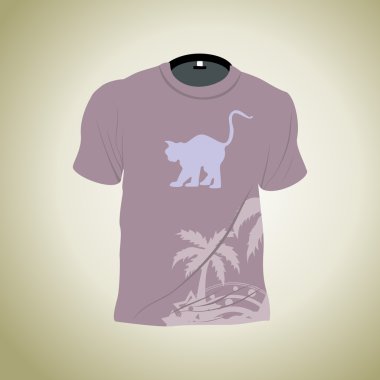 arka plan ile izole tshirt