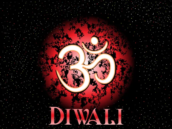 Antecedentes para a celebração do diwali — Vetor de Stock