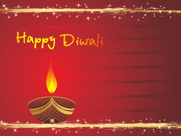 Contesto per la celebrazione del diwali — Vettoriale Stock