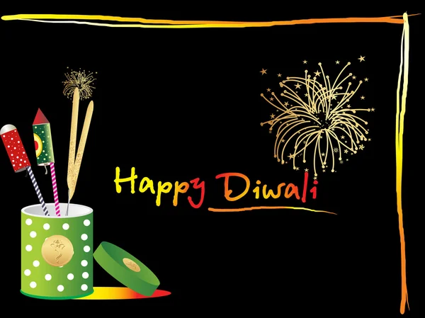 Antecedentes para la celebración diwali — Archivo Imágenes Vectoriales